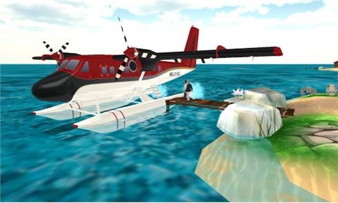 Sea Plane: Flight Simulator 3D imagem