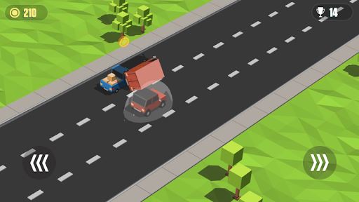 Blocky Cars: Traffic Rush image