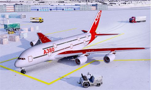 nieve Cargo Jet Landing 3D