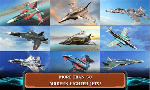 Combate aéreo moderno: la imagen de ajuste de equipo