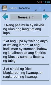 Santa Biblia en la imagen filipina