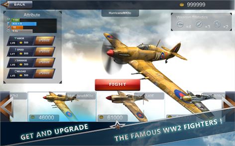 WW2 Aircraft Batalha imagem 3D