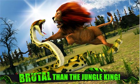 Angry Anaconda Attack 3D image