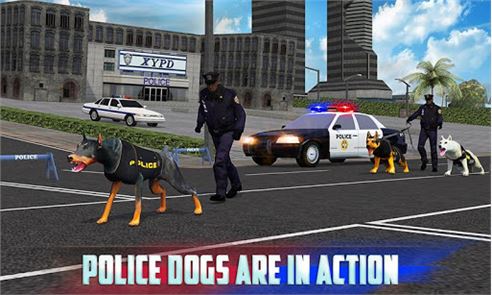 Perro imagen Policía Simulador 3D