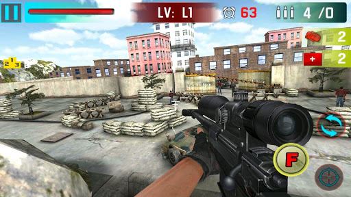 Sniper Tiro imagem Guerra 3D