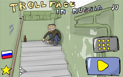 Troll Face Missão imagem 3D