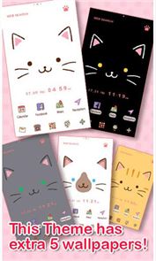 Cute Theme-Kitty Face- image