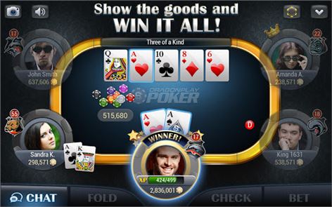 imagem Dragonplay de Poker Texas Hold'em