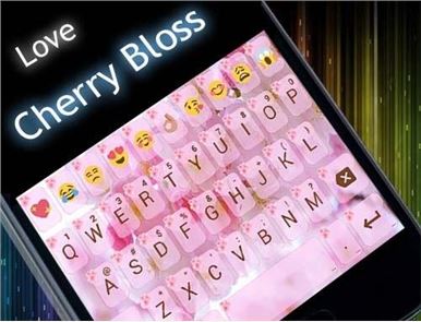 la imagen del teclado Emoji cereza Amor