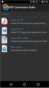 Conversión de PDF Suite