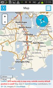 Manila Filipinas imagen Offline Mapa
