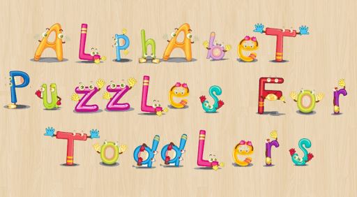 Rompecabezas del alfabeto para los niños pequeños! imagen