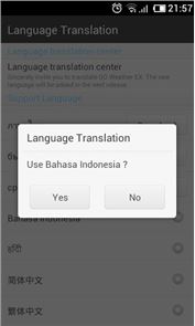 Bahasa Indonesian GO WeatherEX image