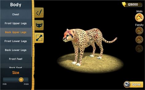 Imagem 3D do Wild Cheetah Sim