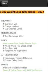 Diet Plan - Weight Loss 7 Days image