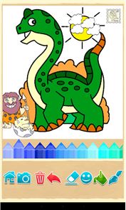 Dino Coloring Game image