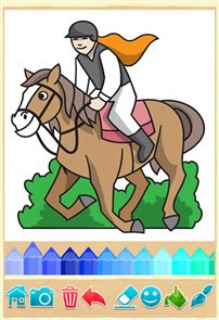 Horse Coloring Book image