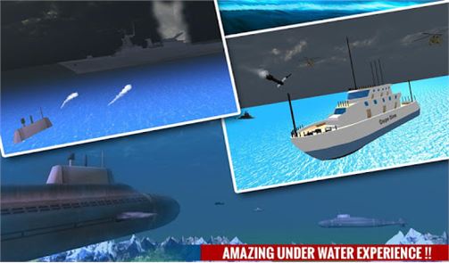 Russian Submarine Navy War 3D image