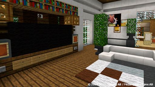 mapa Mansion imagem Modern MCPE para