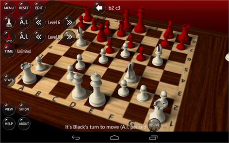 3D la imagen del juego de ajedrez