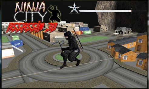Cidade Ninja Assassin Guerreiro imagem 3D