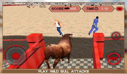 Angry Bull Attack Arena Sim 3D image