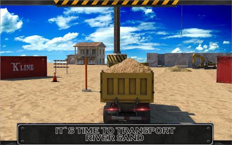 Transport Truck: River Sand image