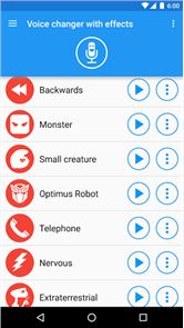 Voice changer with effects image