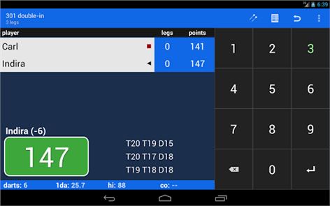 Darts Scoreboard image