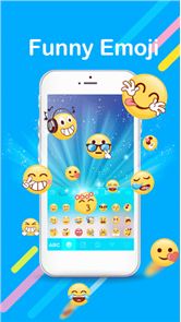 Engraçado Emoji imagem Teclado Kika para