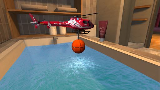 imagen 3D RC simulador de helicóptero