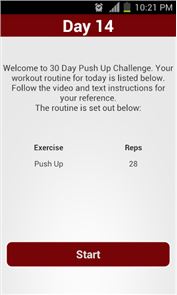30 Day Push Up Challenge image