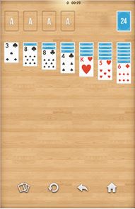 Solitaire imagem clássico jogo de cartas