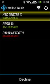 imagem Bluetooth Walkie Talkie