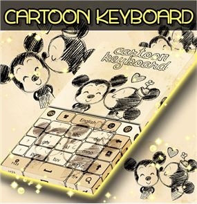 Cartoon Keyboard Theme image