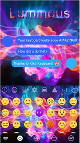 Luminous Kika Keyboard Theme image