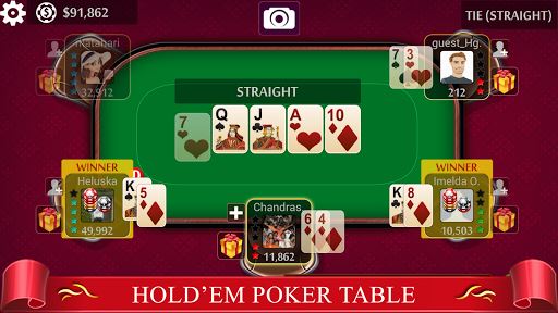Texas Hold'em Poker Grátis - imagem ao vivo
