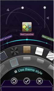 imagen 3D Magic Siguiente Launcher Theme