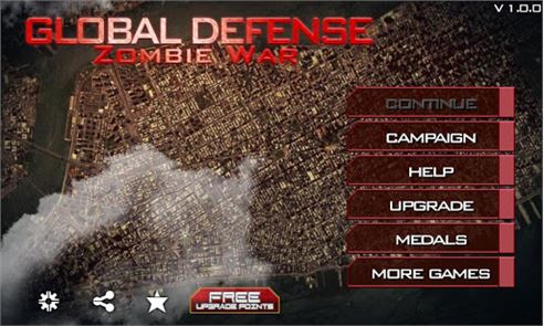global Defense: imagem Guerra Zombie