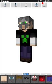 Creador de Minecraft imagen de aspecto personalizado