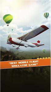 Piloto de vuelo simulador de imágenes en 3D gratuito