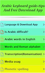 Imagem de teclado árabe