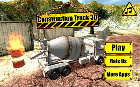 Construção Truck imagem 3D