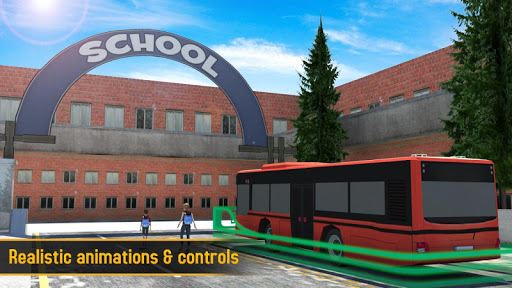 School Bus imagem 3D