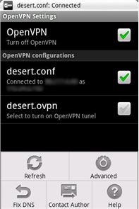 imagem Configurações OpenVPN