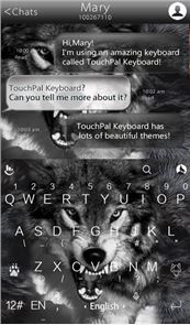 Wild Wolf Keyboard Theme image
