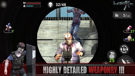 Zombie Assault:imagem Sniper