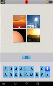 What word 4 pics image