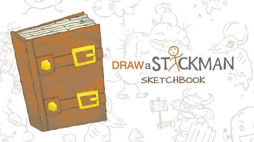 Desenhe um Stickman: imagem Sketchbook