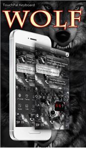 Wild Wolf Keyboard Theme image